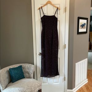 Cache’ Beaded Plum Dress size 6